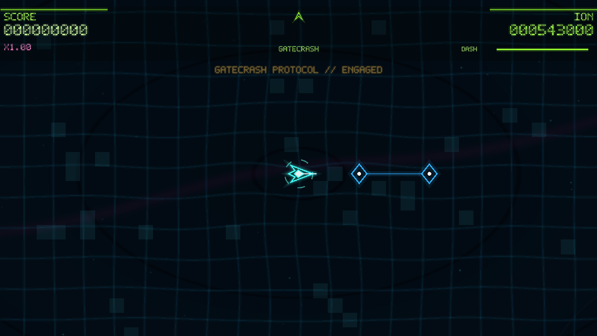 Gatecrash mode with a ship breaking through a gate